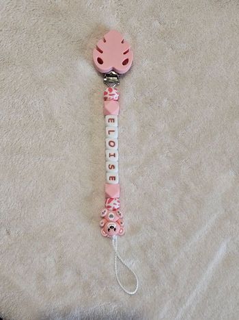 Attache tétine personnalisé ( me contacter )