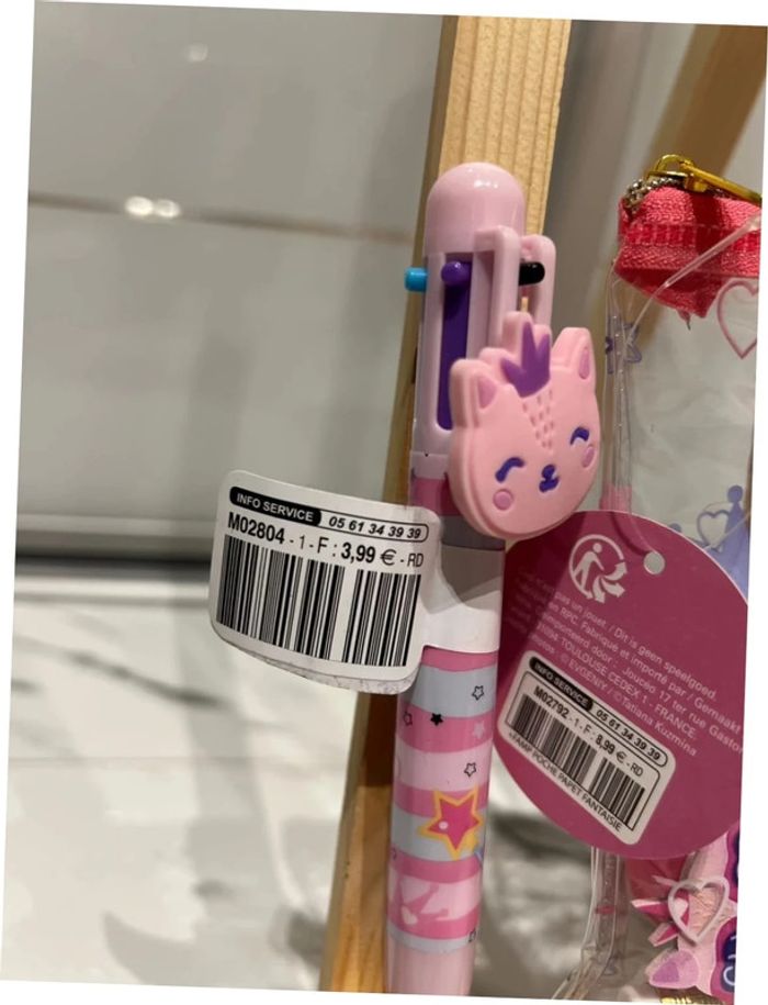 Sets trousse d’école Fille + Stylo 6 couleurs Licorne - photo numéro 4