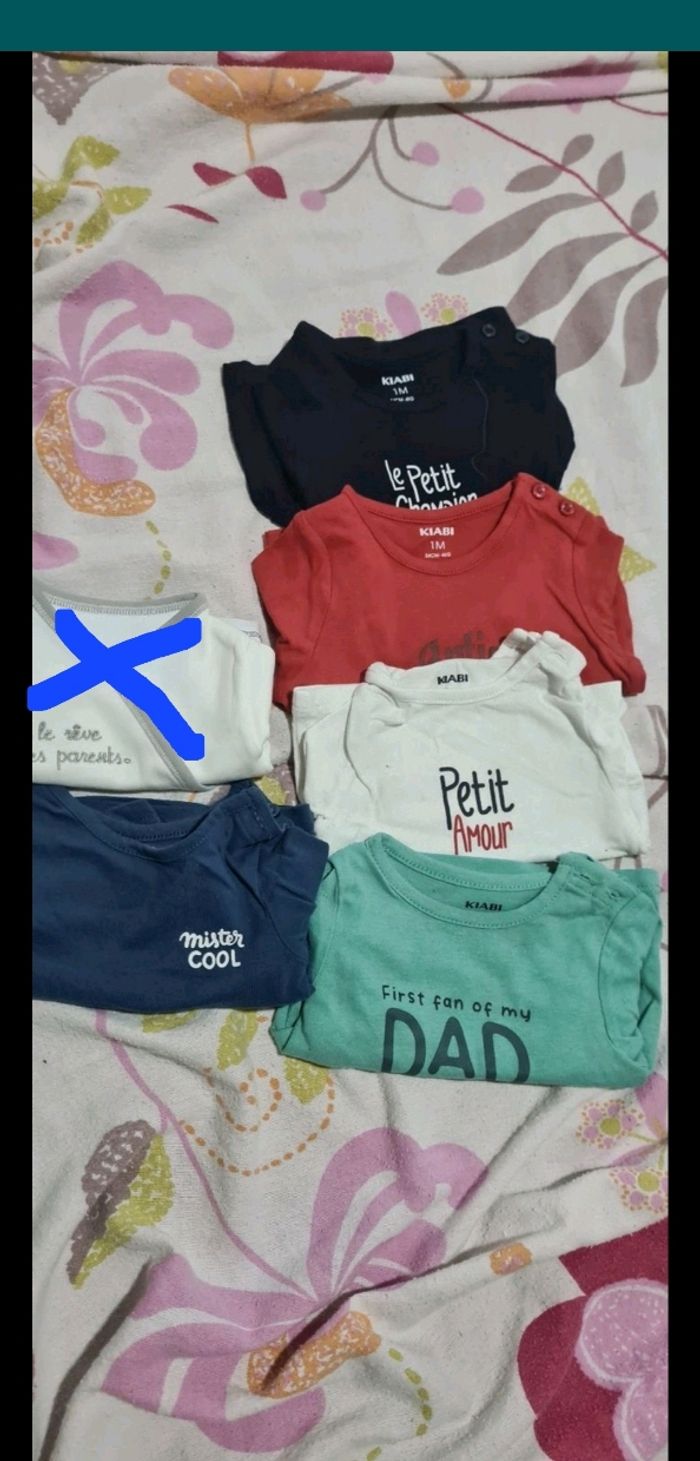 Lot vêtements garçon naissance / 1 mois - photo numéro 5