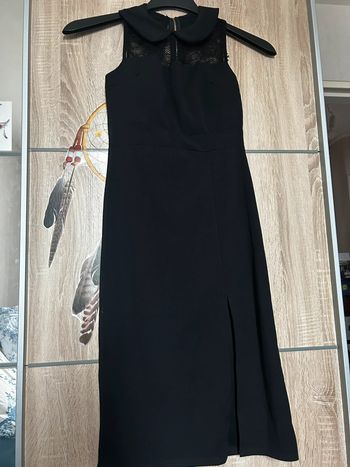Robe soirée col Claudine