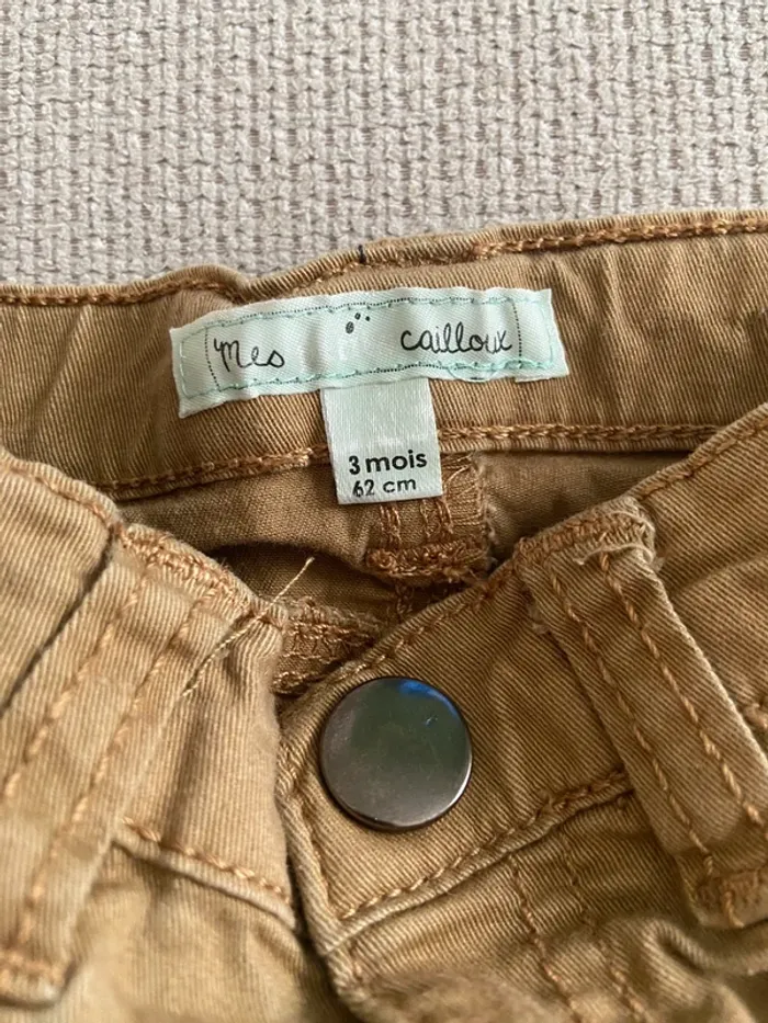Pantalon slim mes petits cailloux 3 mois - photo numéro 3