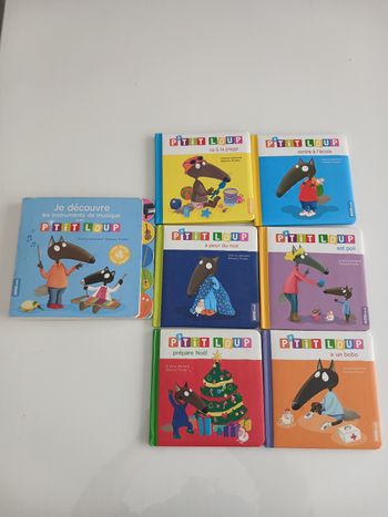 Lot de 7 livres P'tit Loup - Auzou Éveil