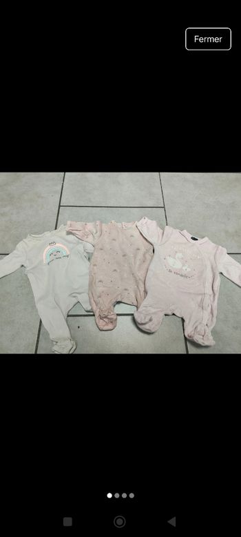 Pyjama 1 mois
