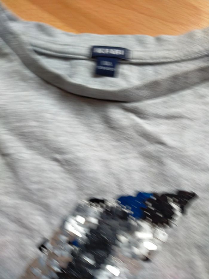 T-shirt manches longues à sequins - photo numéro 2