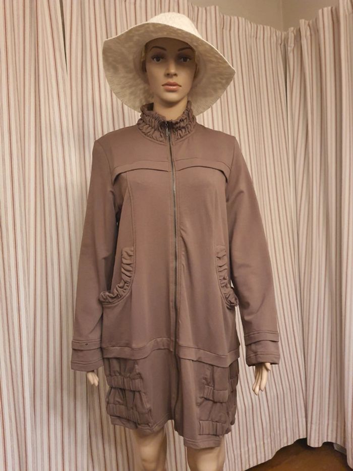 Pardessus Areline marron taille 4 (fr 42) neuf - photo numéro 2