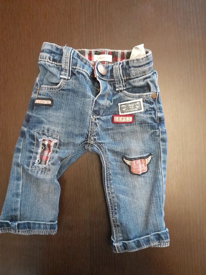 Jeans ikks taille 3 mois réglable