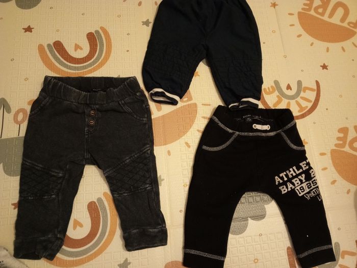 🧒 Lot de 22 pantalons garçon – hiver, bien chauds, 6 mois - photo numéro 5