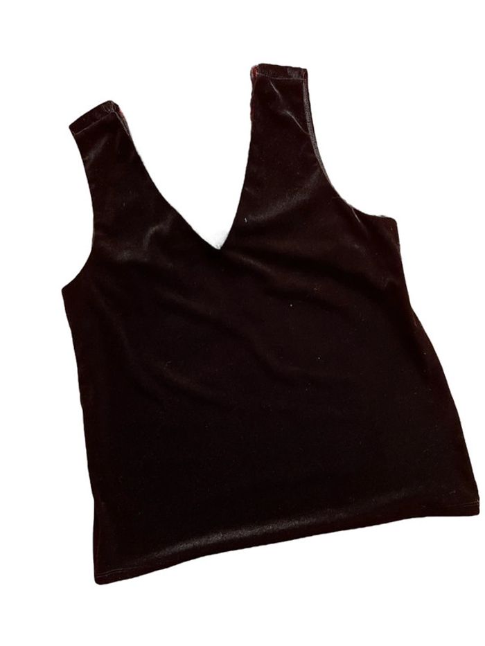 Top épaules dénudées avec décolleté en V très bon état - photo numéro 4