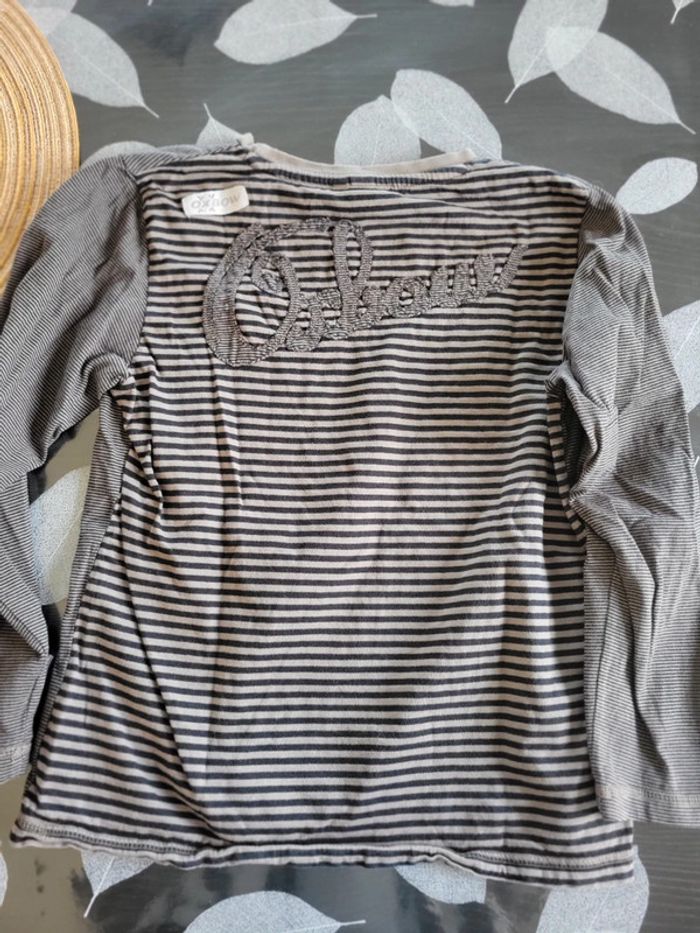 Lot de 5 tee-shirts manches longues garçon 8 ans multicolores - photo numéro 19