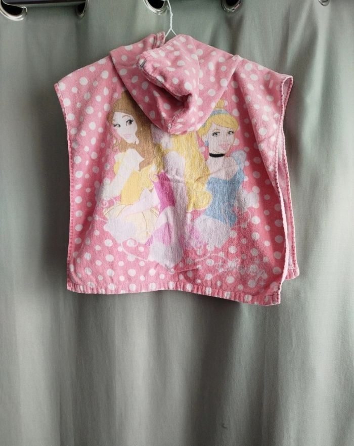 Poncho bain fille princesse belle aurore cendrillon