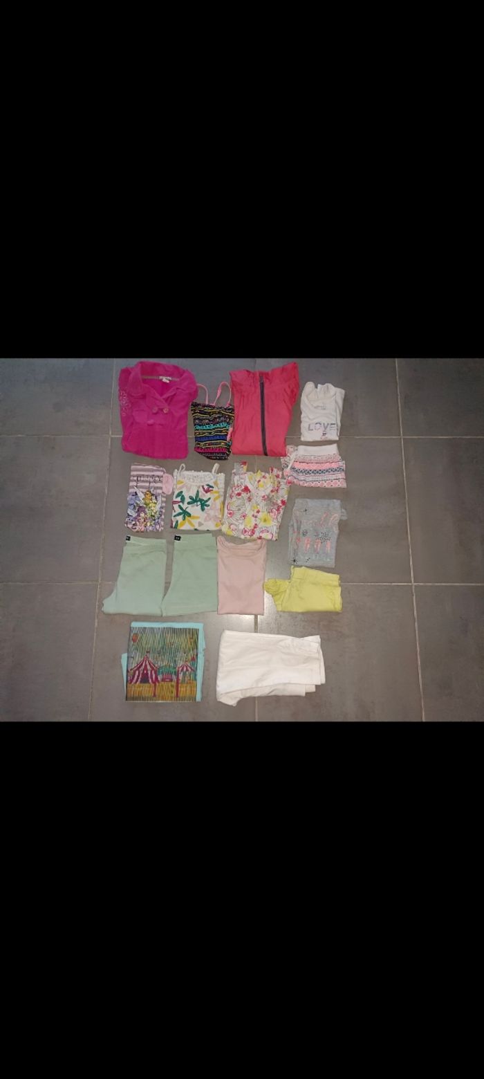 Gros lot de vêtements été fille en 5 ans