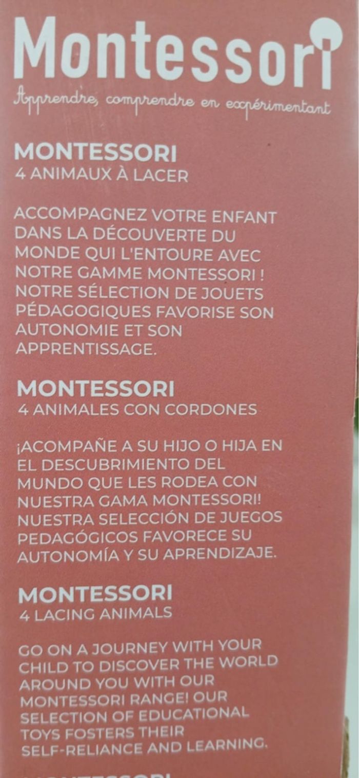 Montessori jeux lacets - photo numéro 3