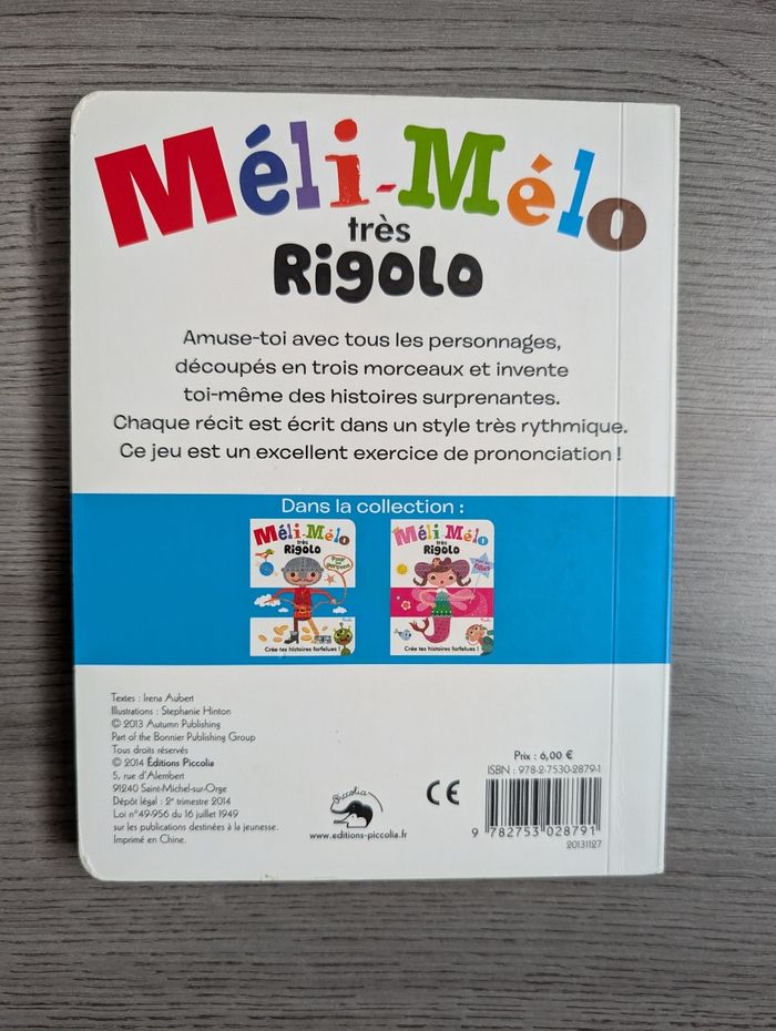 Méli-mélo très rigolo, piccolia - photo numéro 3