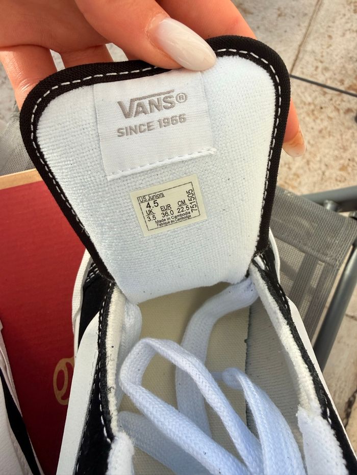 Vans sku skool - taille 36 - photo numéro 9