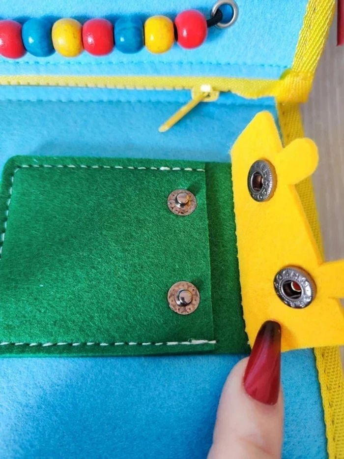 Livre éducatif en feutrine apprentissage - photo numéro 13