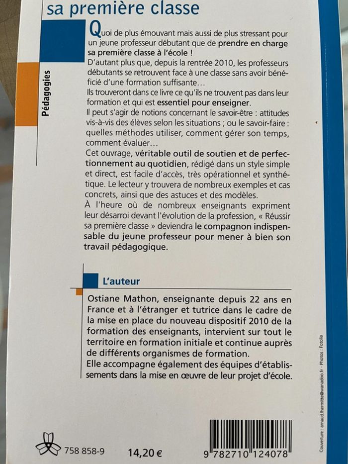 Réussir sa première classe - photo numéro 2