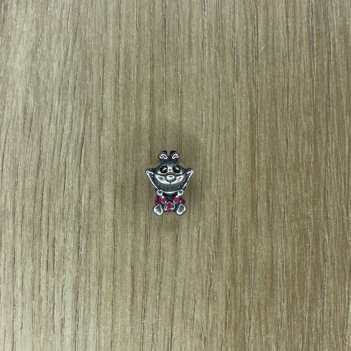 Charm Pandora Chat du Cheshire – Disney Alice, argent 925, très bon état - photo numéro 3