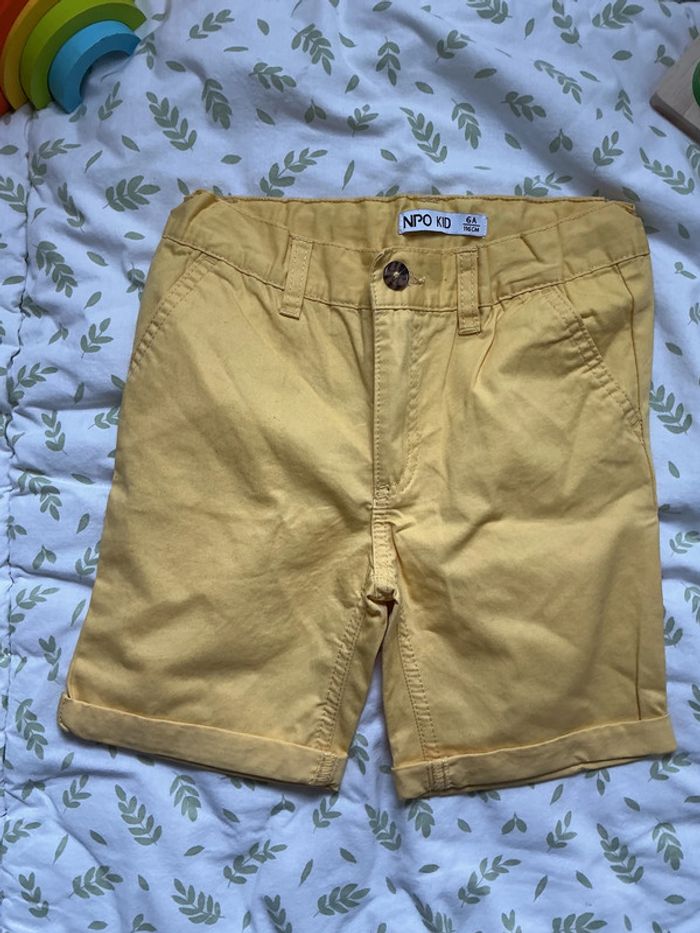 short jaune taille réglable 6 ans NPO - photo numéro 3
