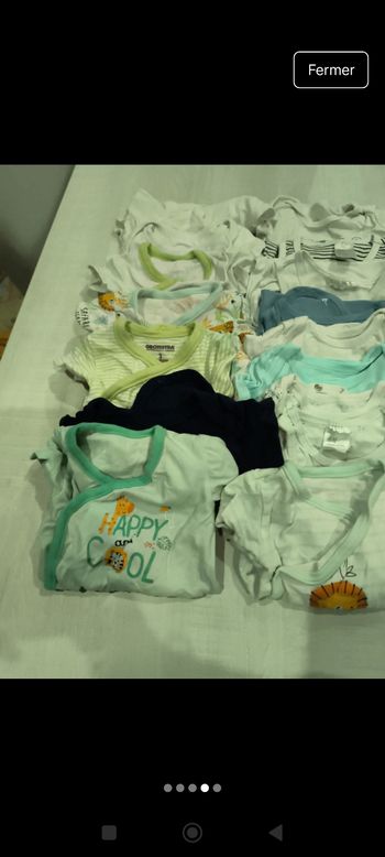 Lot vêtement bébé garçon