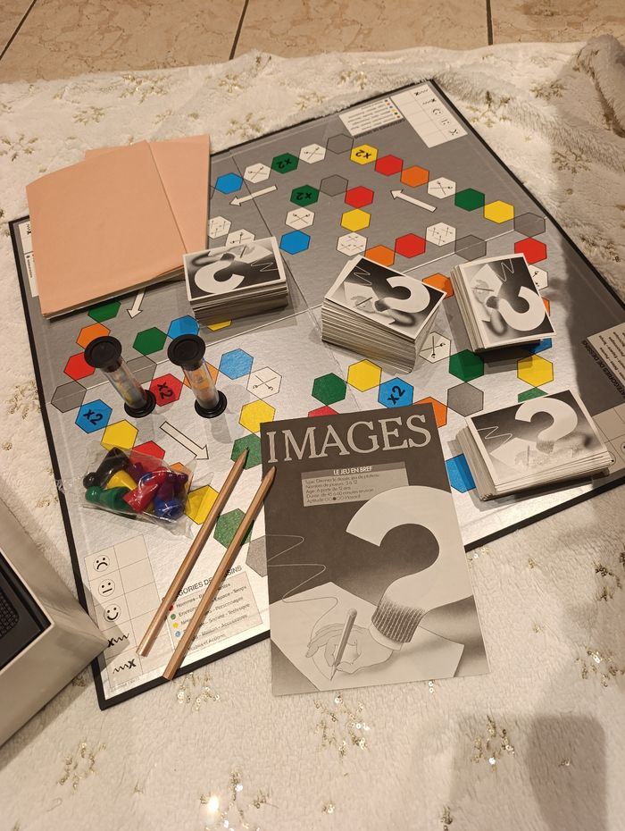Jeu de société IMAGES - Éditions Schmidt France - Complet - Vintage
