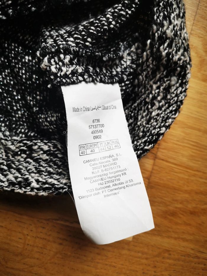 Veste imprimée noir et blanc - photo numéro 6