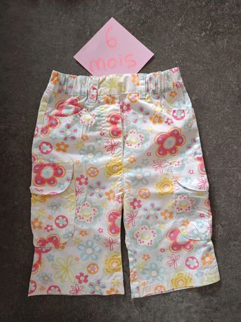 Pantalon fleuri 6 mois