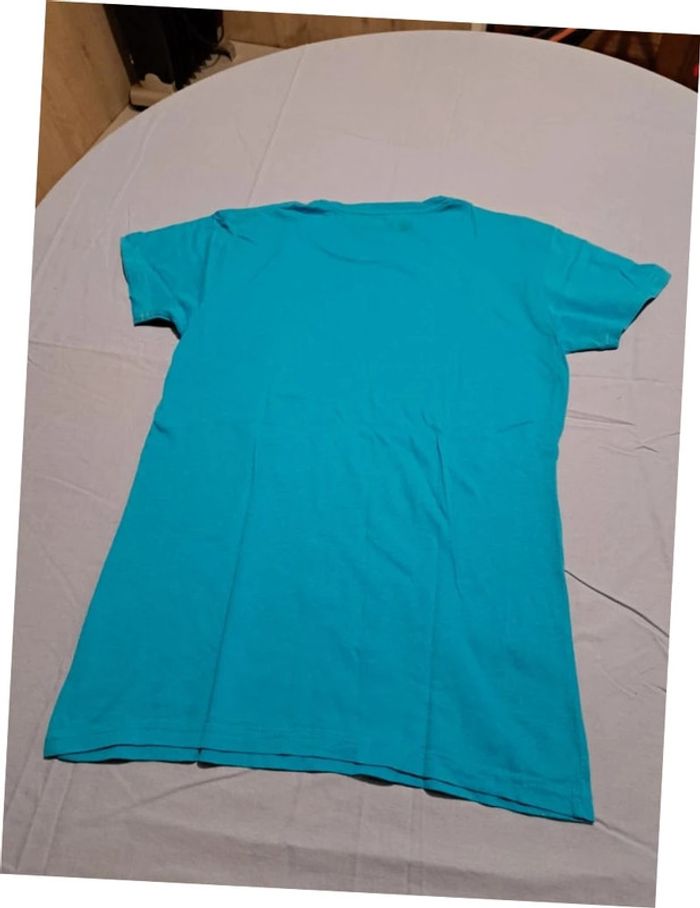 T-shirt Bleu turquoise Kyoto city Trend - photo numéro 2