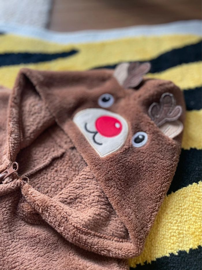 Combinaison pyjama pilote Rennes hiver grenouillère enfants - photo numéro 2