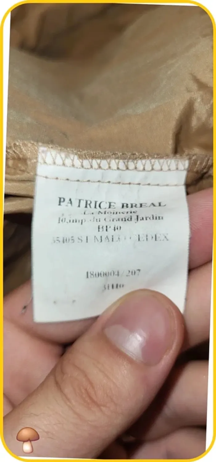 Trench Patrice Bréal - Taille S - Très bon état - photo numéro 4