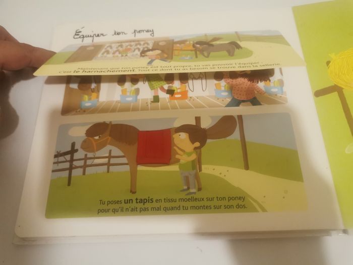 Livre Mon Poney-Club à toucher - photo numéro 3