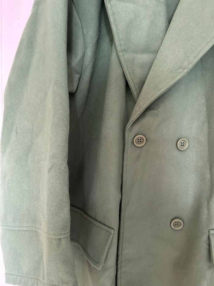 Manteau vert oversize - photo numéro 2