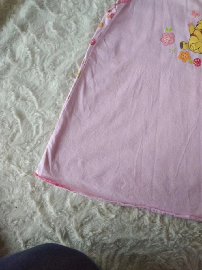 Robe Fille 12 mois Winnie l'ourson Fleurs Disney 100% coton - photo numéro 7