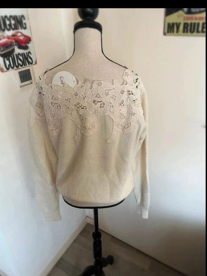 Super pull brodé taille unique neuf - photo numéro 3