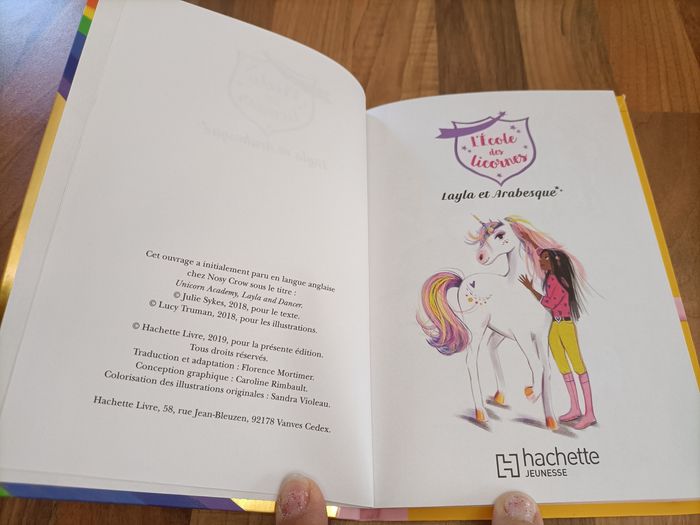 Livre École des licornes 🦄 tome 5 Layla et Arabesque - photo numéro 3