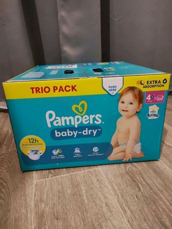 Pampers baby dry taille 4 120 couches