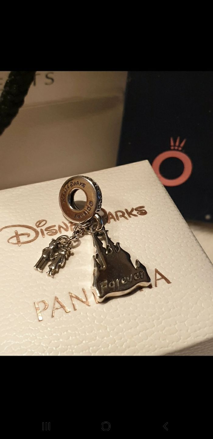 Charm Pandora >< Disney double pendant "Couple Eternel" - Edition Limitée - photo numéro 4
