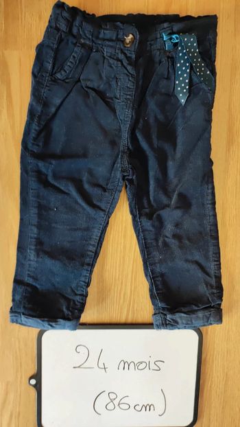 Pantalon taille 24 mois 86 cm