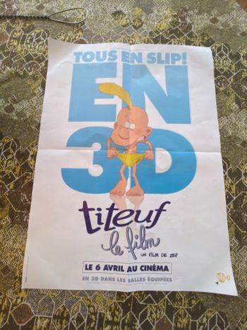 Affiche poster Titeuf recto verso