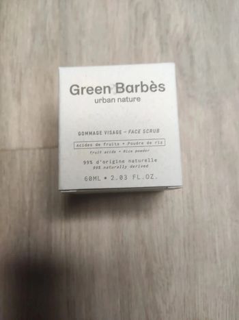 Green Barbès Gommage visage
