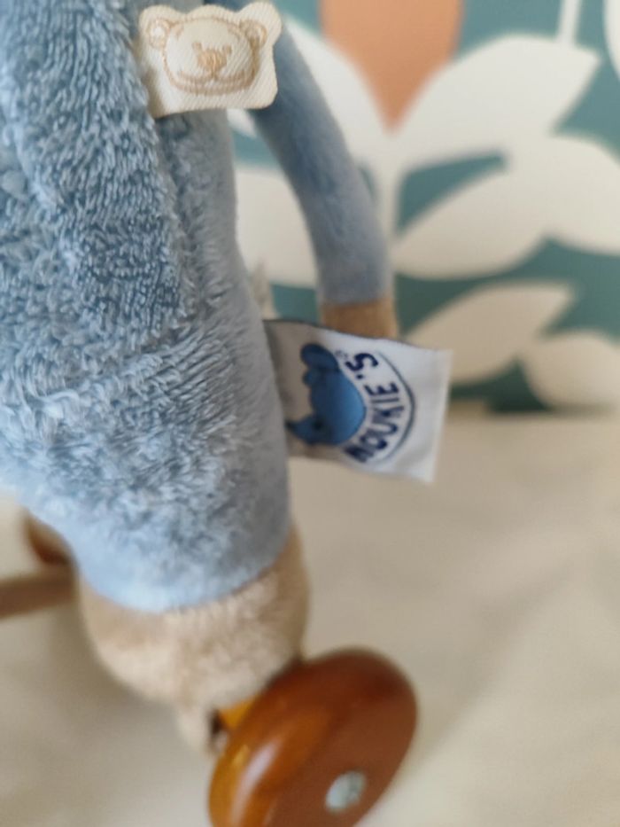 Peluche doudou cheval à roulettes noukie's - photo numéro 4