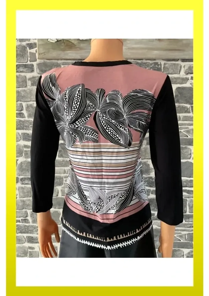T-shirt manches 7/8éme " Christine Laure " - photo numéro 4