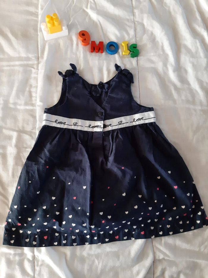Robe été bleue marine - 9 mois - photo numéro 3