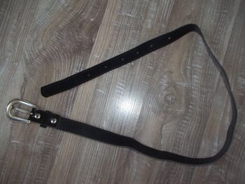 Ceinture vernis noire (60 cm)