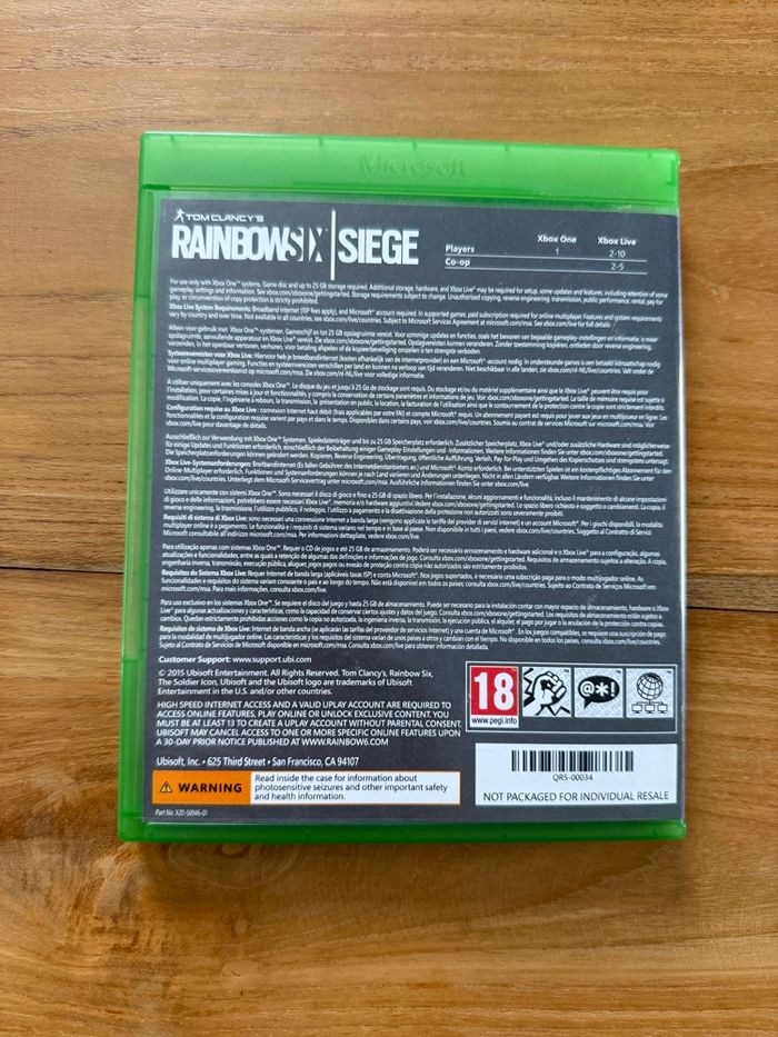 Rainbow Six Siege Xbox - photo numéro 3