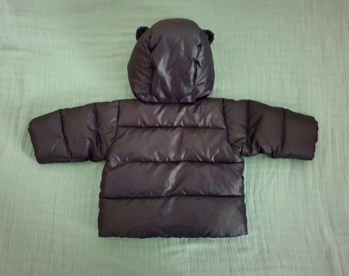 Doudoune noire plume et duvet 3 mois - photo numéro 5