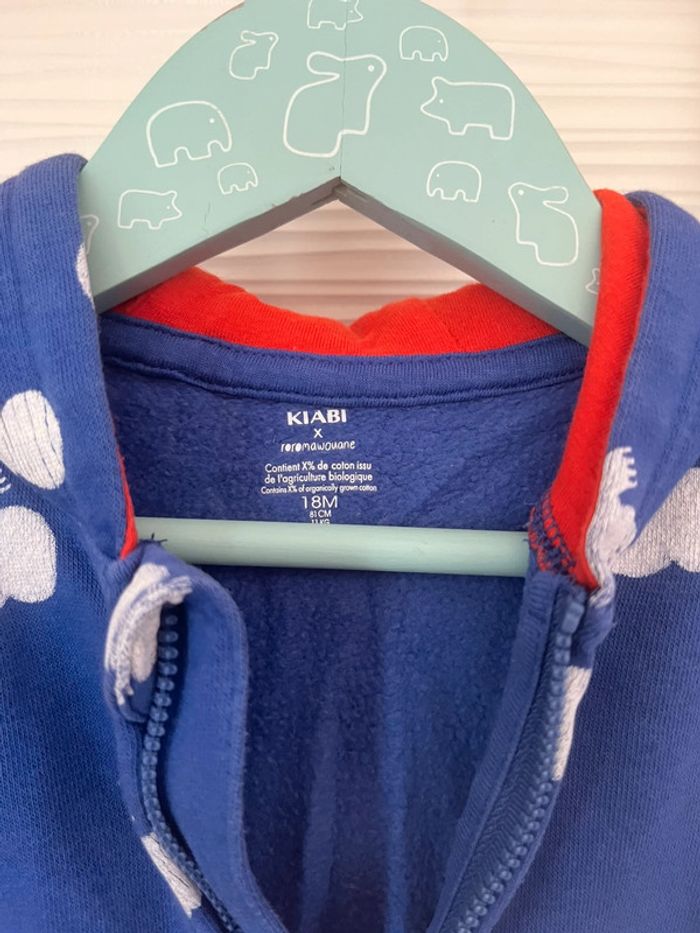 Combinaison à capuche taille 18 mois - photo numéro 4