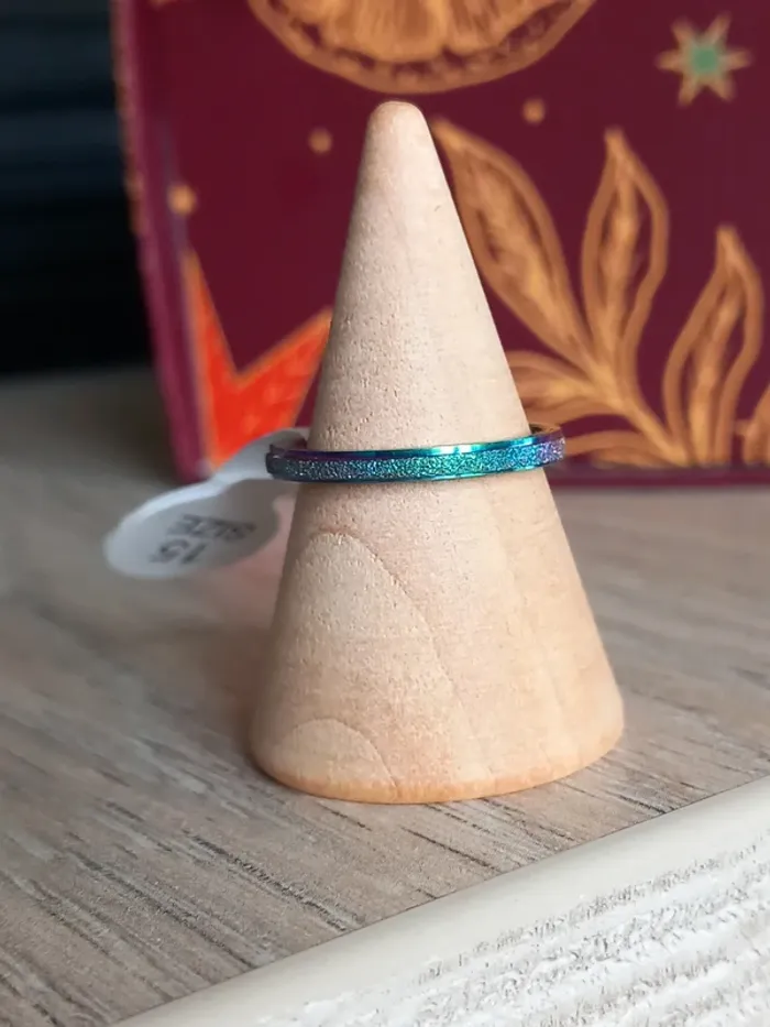 Bague arc en ciel taille 48 - photo numéro 4