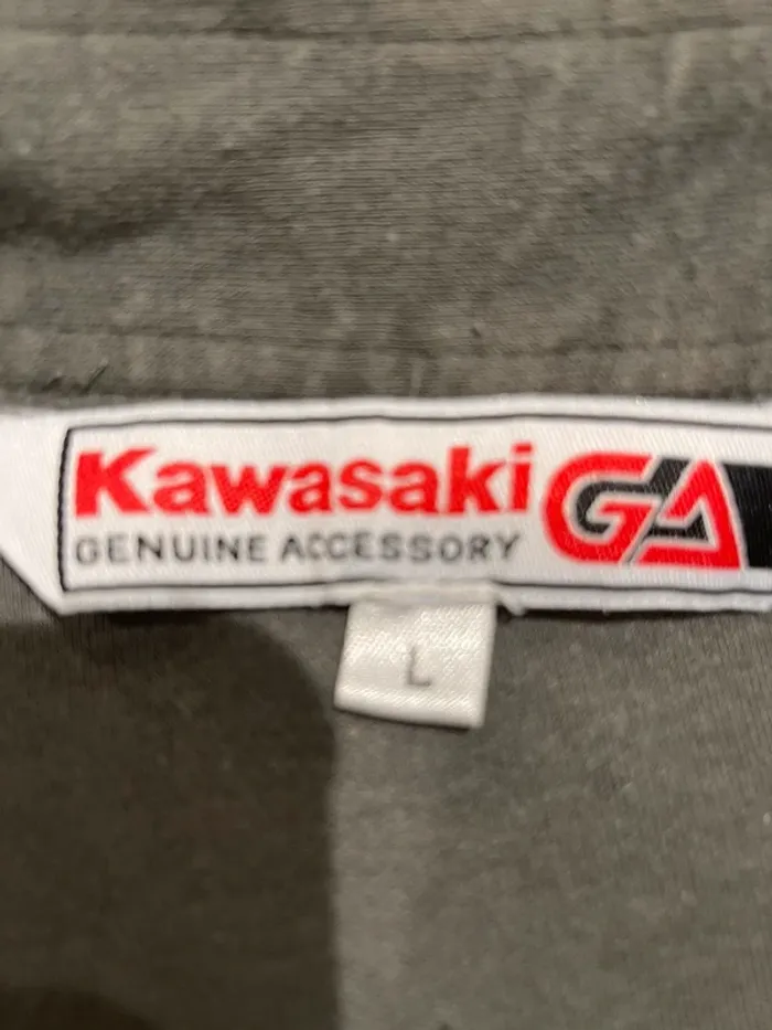 Polo teeshirt ouvert Kawasaki - photo numéro 3