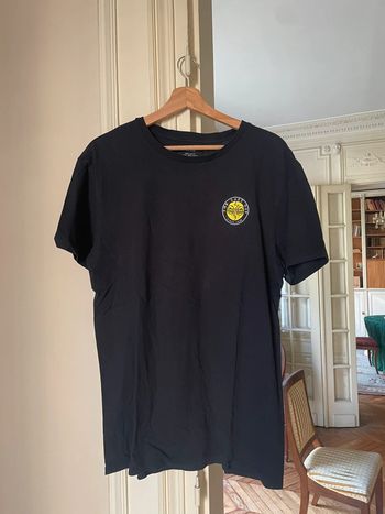 Tee Shirt noir Pull and Bear Taille L