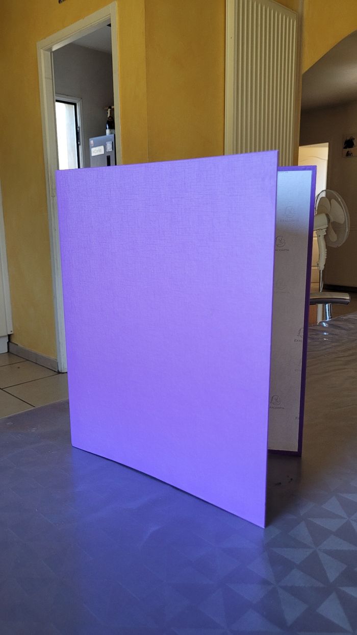 Classeur exacompta violet